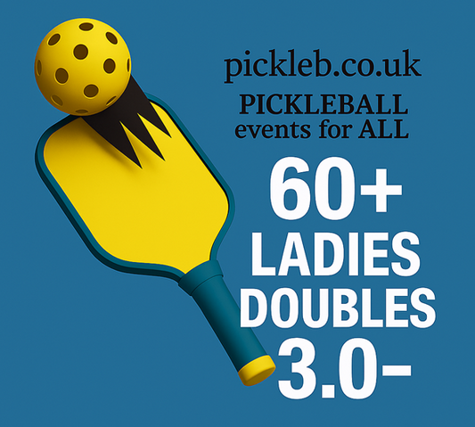 60+ Ladies Doubles 3.0- Division on Friday, 16th January 2026