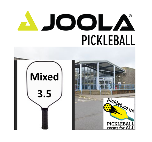 Mixed 3.5 Doubles at JOOLA Pickleball Tournament in Mid-Sussex. Sunday April 7th 2024.