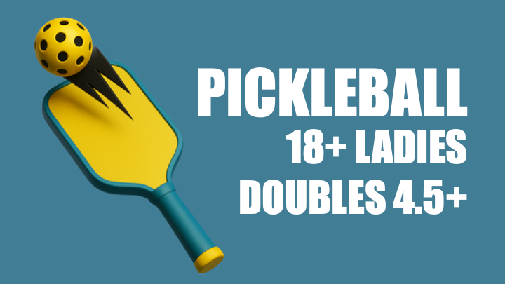 18+ Ladies Doubles 4.5+ Division on Saturday, 17th January 2026
