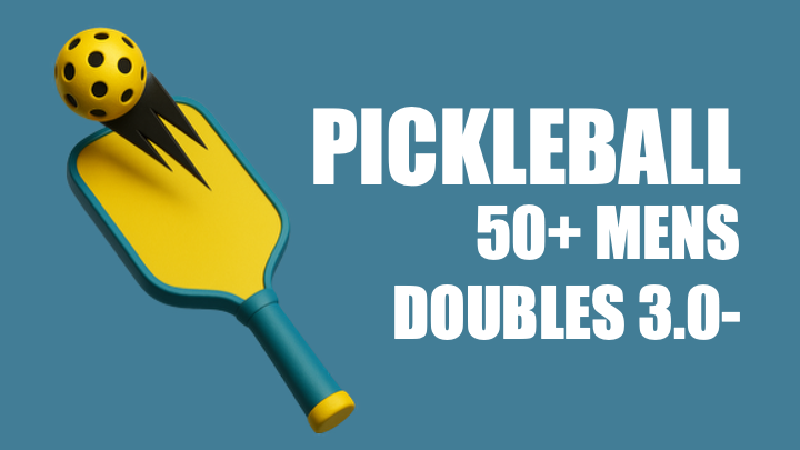 50+ Mens Doubles 3.0- Division on Sunday, 18th January 2026