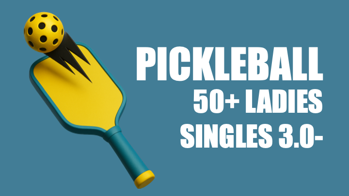 50+ Ladies Singles 3.0- Division on Friday, 16th January 2026