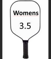 Womens 3.5 Doubles at Nottinghamshire Pickleball Tournament. Saturday April 13th 2024.